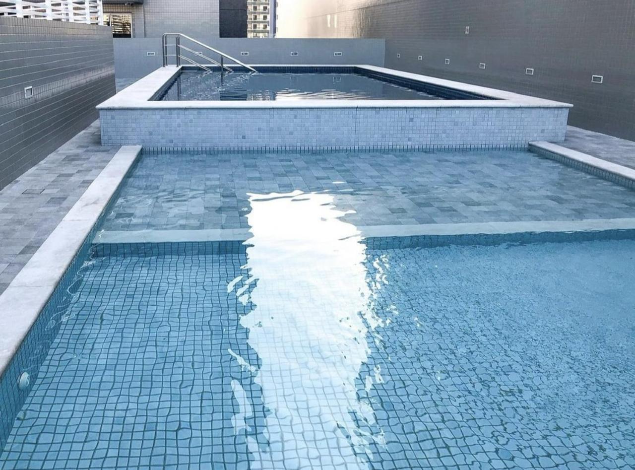 Apto Otima Localizacao A 100M Da Praia, Piscina, Ar Condicionado, Garagem E Portaria 24H Praia Grande  Eksteriør bilde