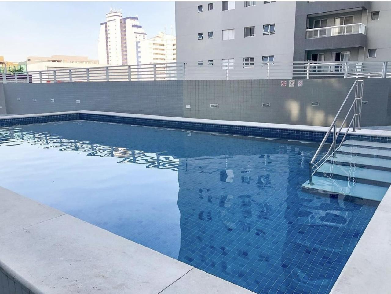Apto Otima Localizacao A 100M Da Praia, Piscina, Ar Condicionado, Garagem E Portaria 24H Praia Grande  Eksteriør bilde